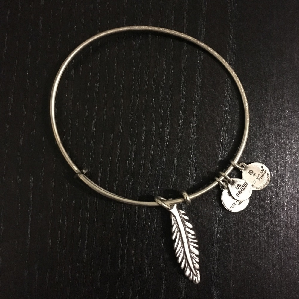 Alex & Ani feather bracelet